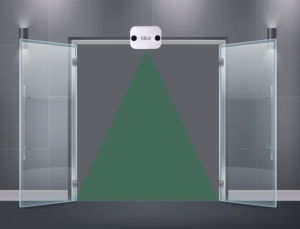 SenSource video-based doorway sensor illustration